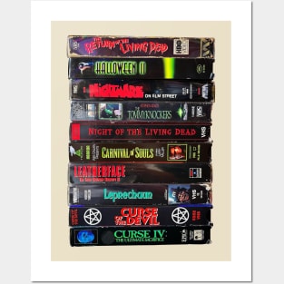 Halloween Movie Retro Cassette Posters and Art